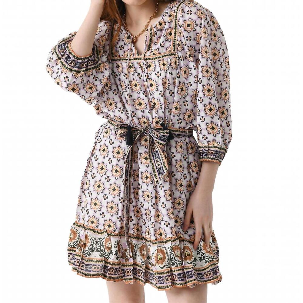 NEW CLEOBELLA giovanna mini dress in marrakesh print